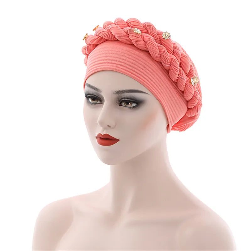 Double Braid Halo Turban